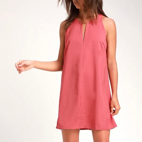 NWT Near or Bar Rusty Rose Shift Dress - Picture 1 of 4